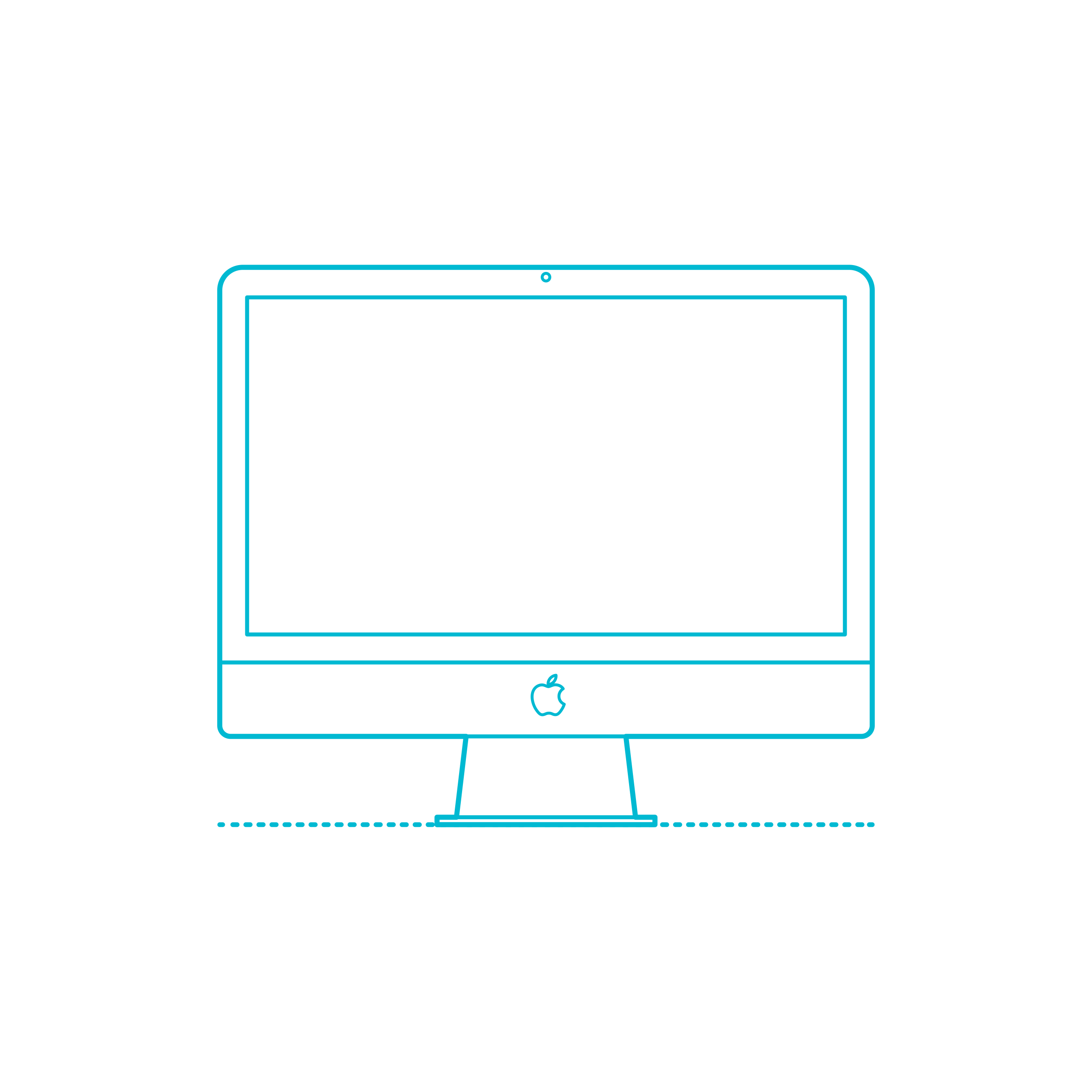Guide Digital Apple Imac Aluminum Unibody 21.5 Inch 2009 Silhouette Svg Vector Free Vectors